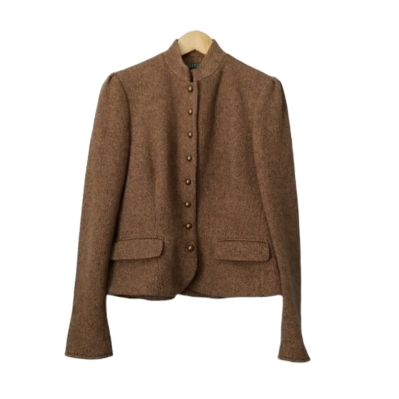 Ralph Lauren Jackets & Blazers - Ralph Lauren Women's Brown Wool Blazer Jacket Size 10